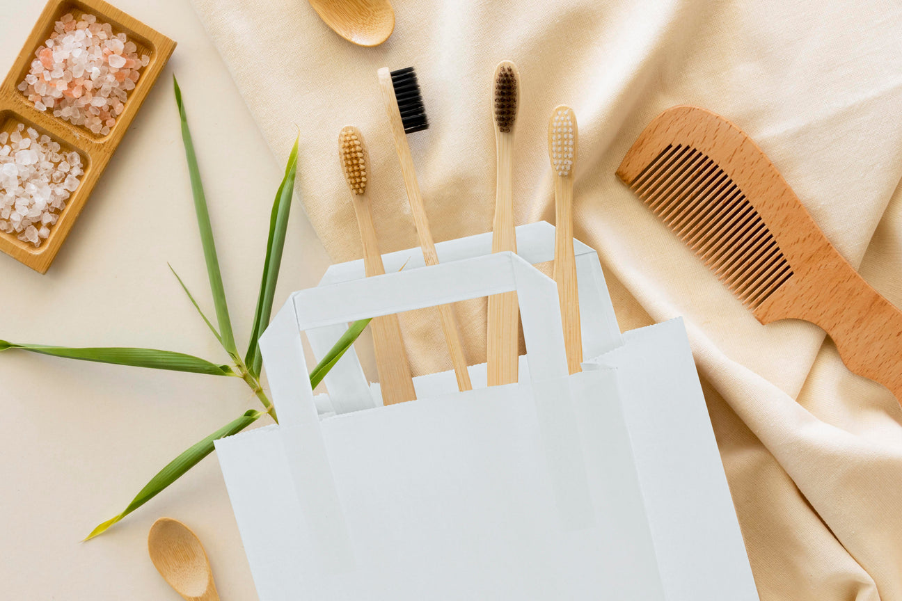 Papiertüten mit flachem Griff - AllBags