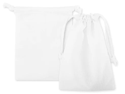 Baumwollsack Weiss 15x20 cm