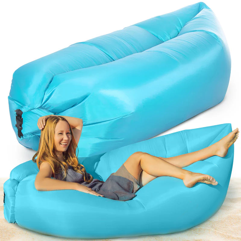 Aufblasbares Sofa „Lazy Bag“ für den Strand
