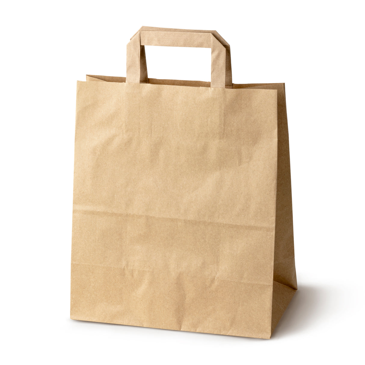Bedruckte Papiertüte 260x140x300mm Braun ab 50 Stk.