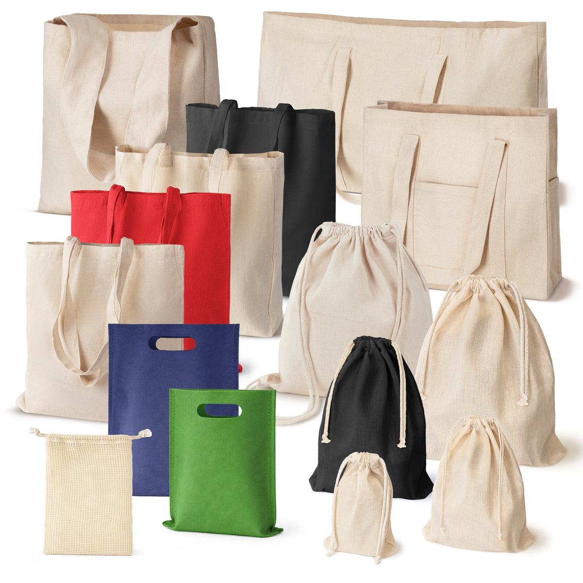Musterset BAUMWOLLTASCHEN AllBags