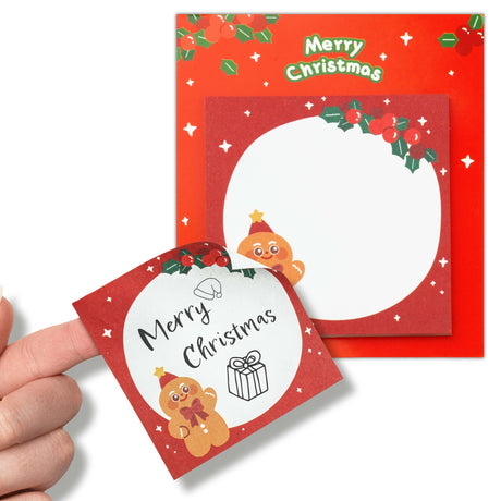 Weihnachtsnotizbuch Rot