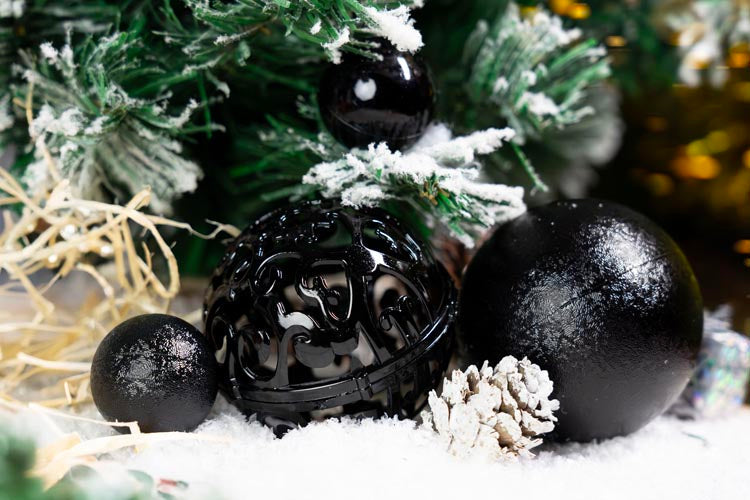 Set Christbaumkugeln 6/4/3cm 100St.