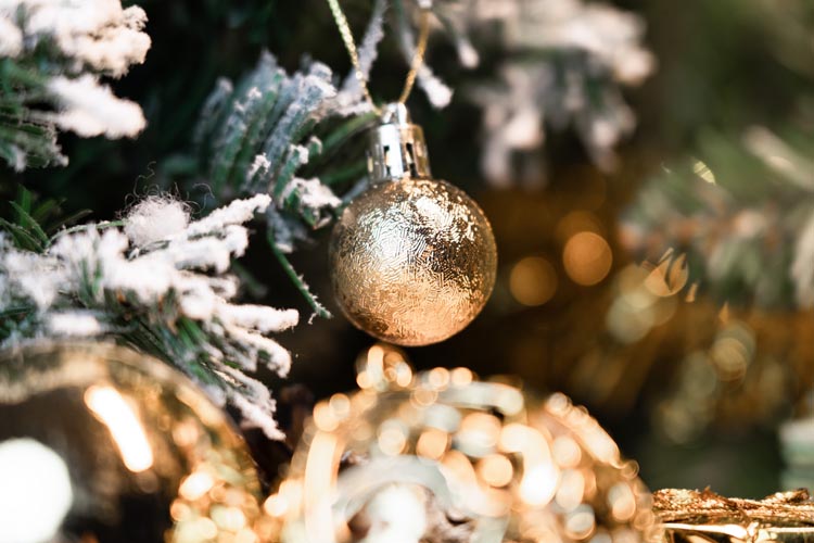 Set Christbaumkugeln 6/4/3cm 100St.