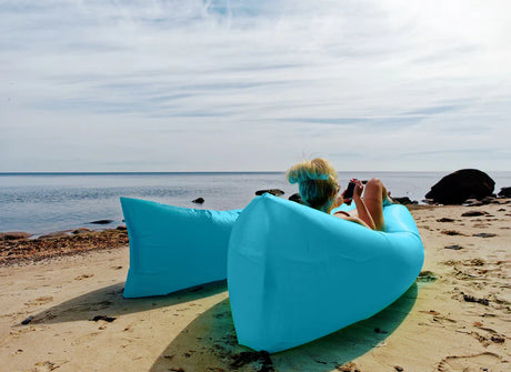 Aufblasbares Sofa „Lazy Bag“ für den Strand