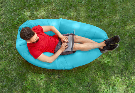 Aufblasbares Sofa „Lazy Bag“ für den Strand
