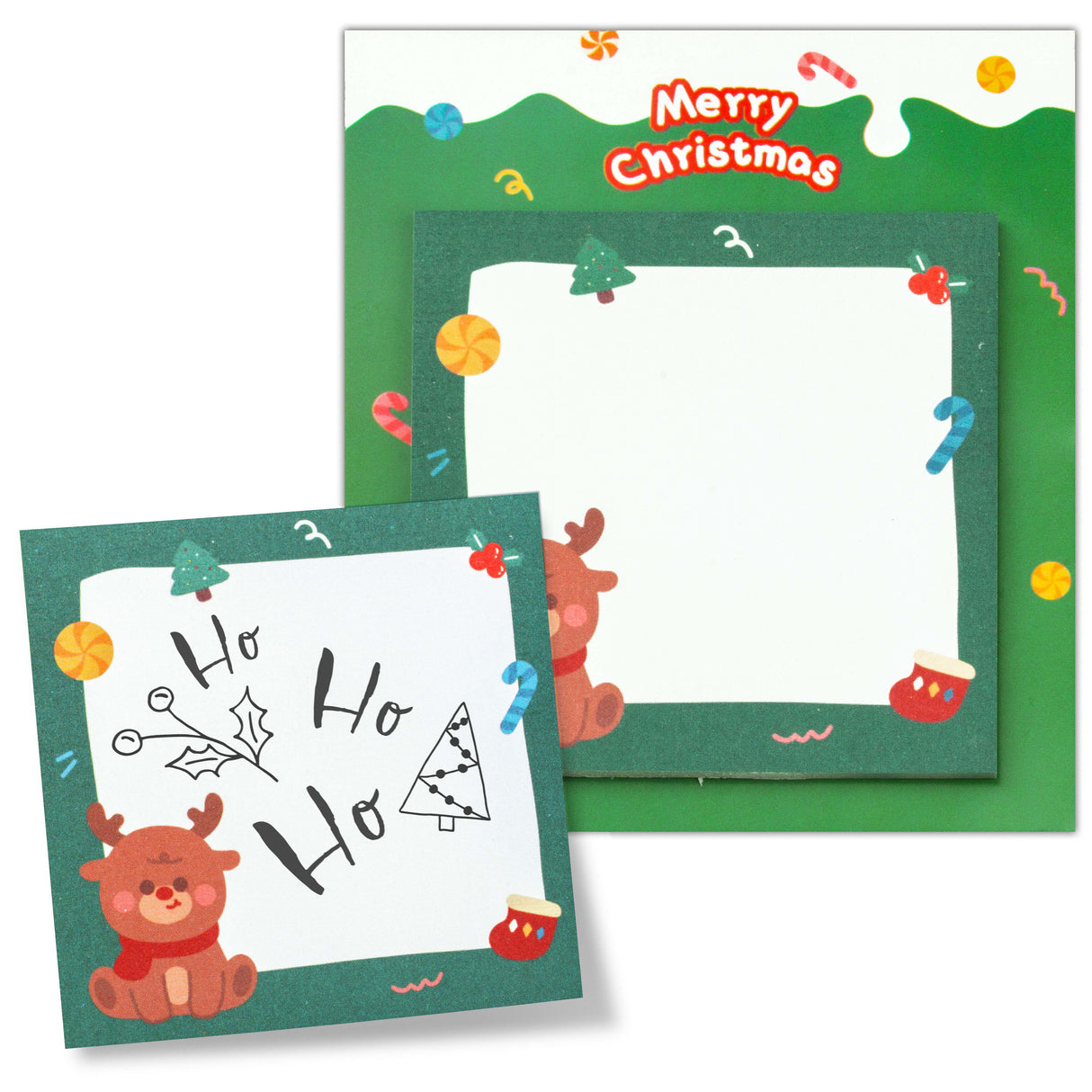 Weihnachtsnotizbuch Grün