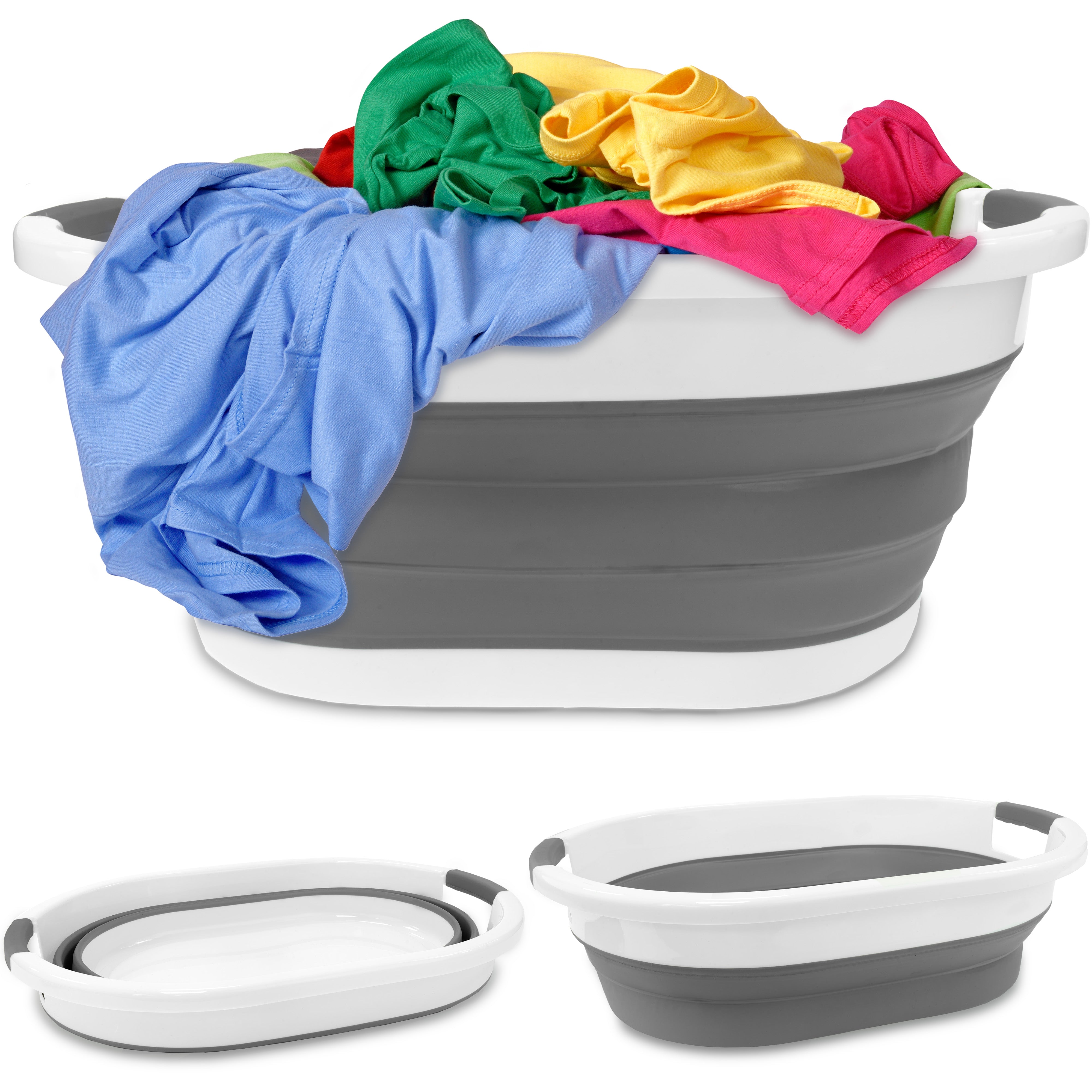 Faltbarer Wäschekorb aus Silikon