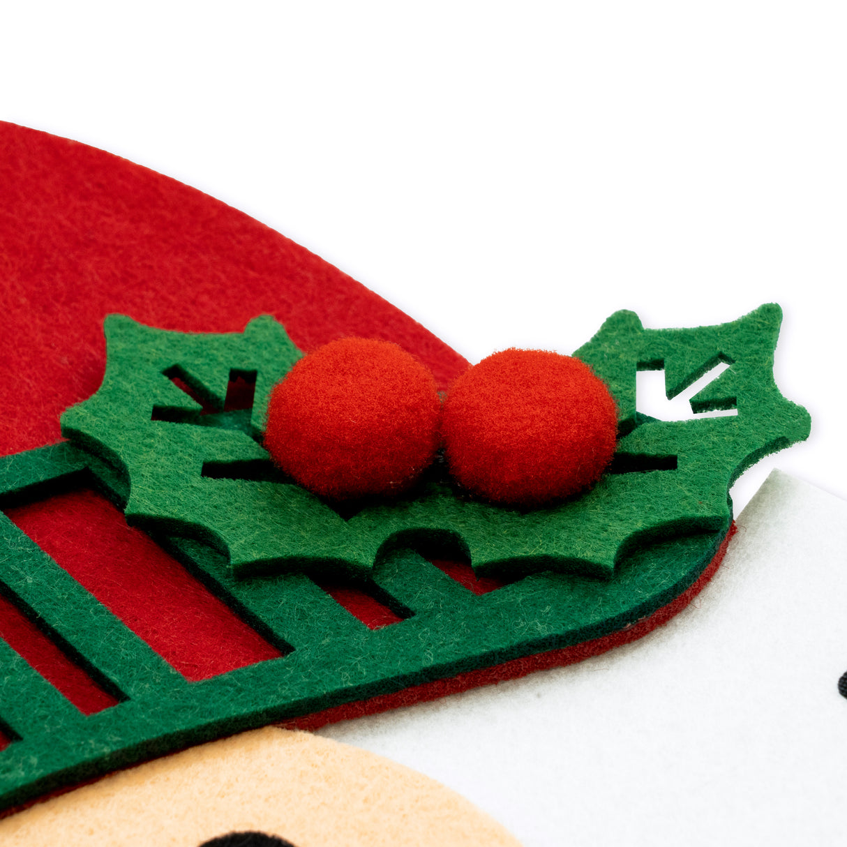 Adventskalender, bezaubernde Weihnachtsuhr mit Weihnachtsmann