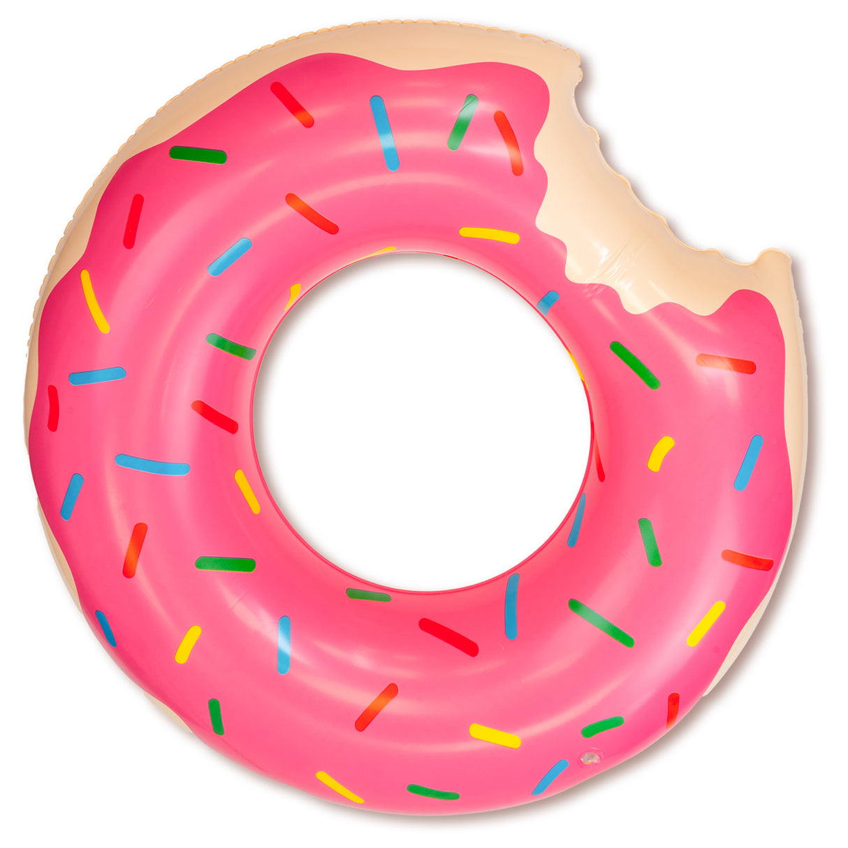 Rosa Donut-förmiger Schwimmring