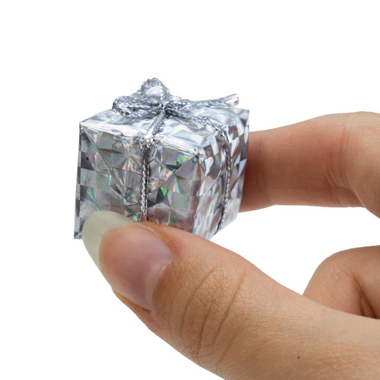 Silbernes Mini-Geschenkset mit 12 Stück