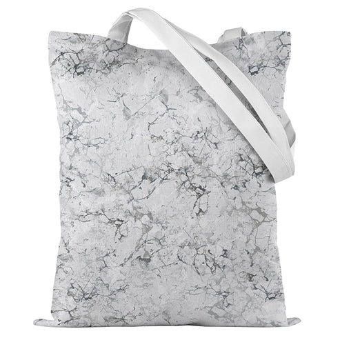 Baumwolltasche Marmor 35x45