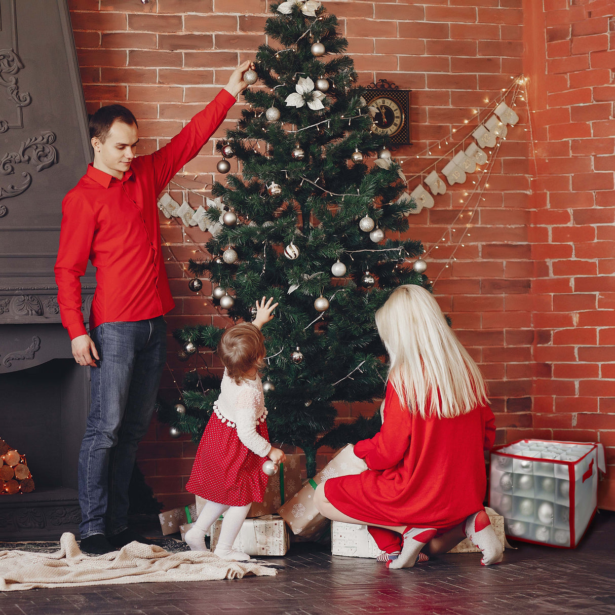 Beutel für Weihnachtskugeln 64 Stk.