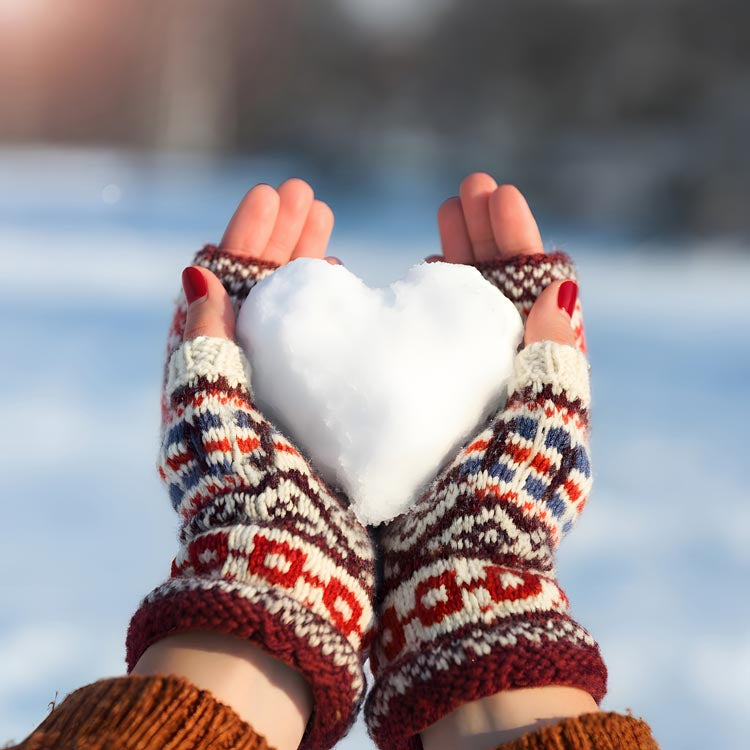 Schneeballmacher-Herz