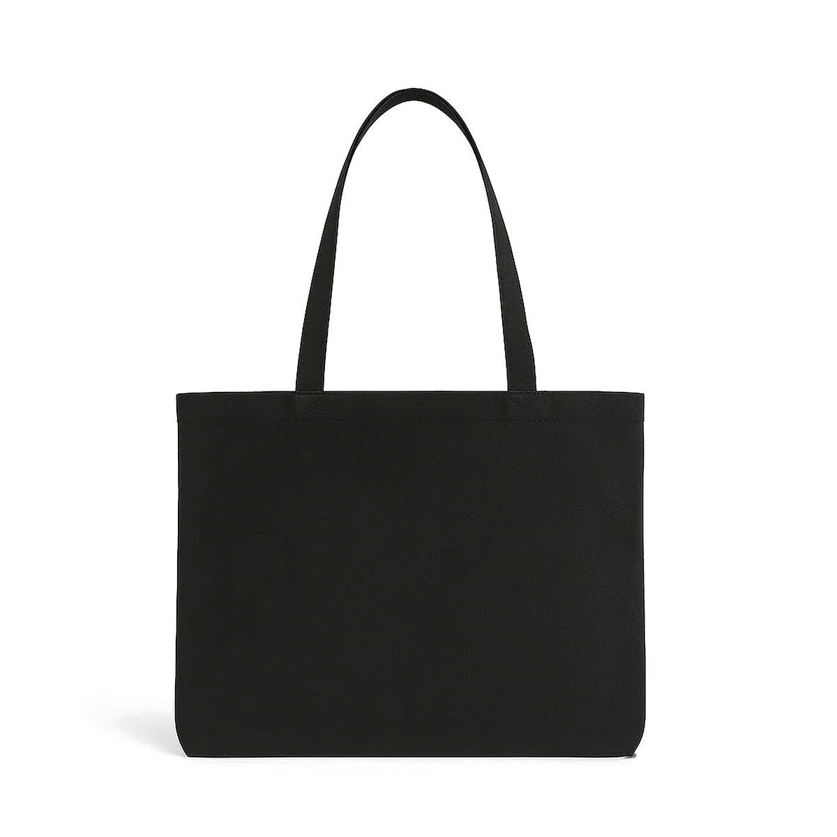 Baumwolltasche 38 x 30 cm, Henkel 100 cm, 145 g/m², schwarz