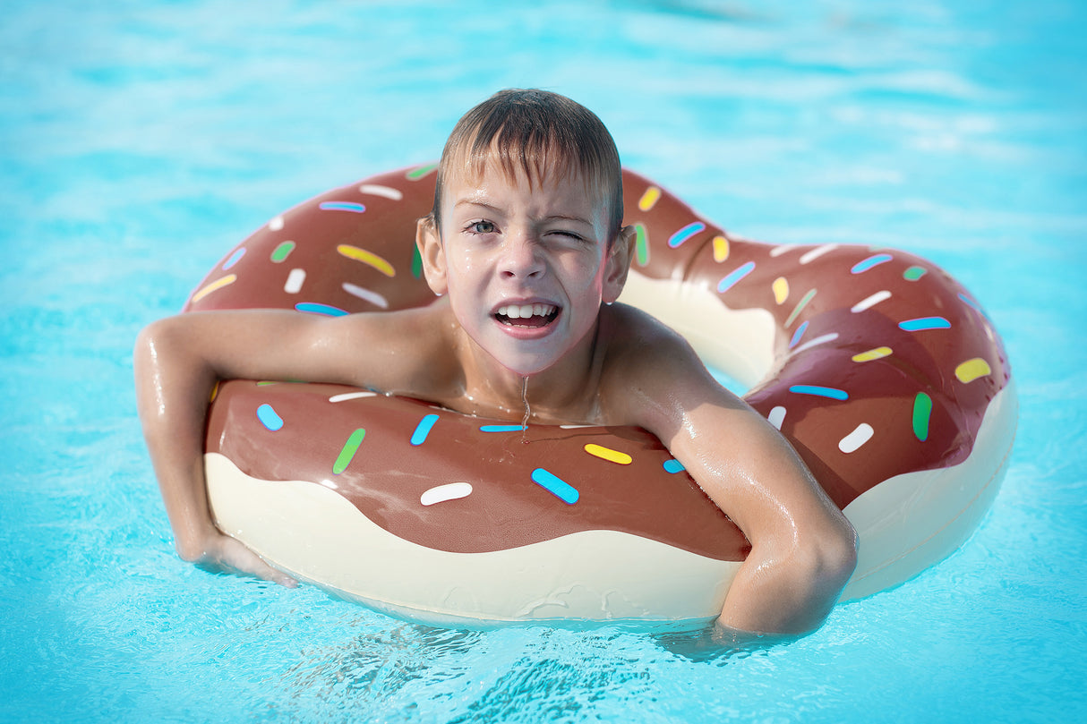 Braun Donut-Schwimmring