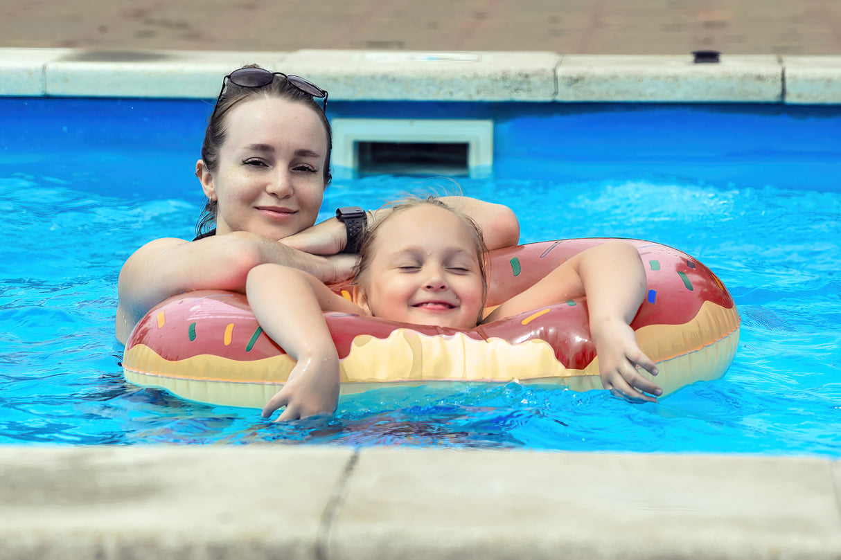Braun Donut-Schwimmring