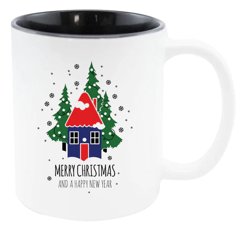 Weihnachtstasse - Schwarzes Haus