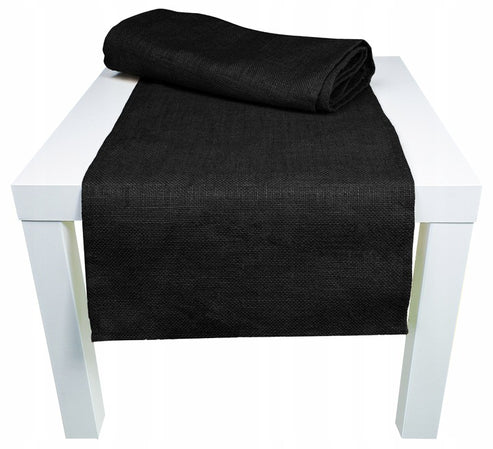 Weihnachtstischläufer aus JUTE SCHWARZ 40x245cm