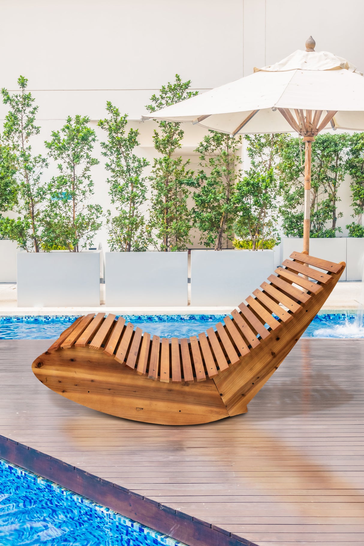 Schaukelstuhl aus Holz