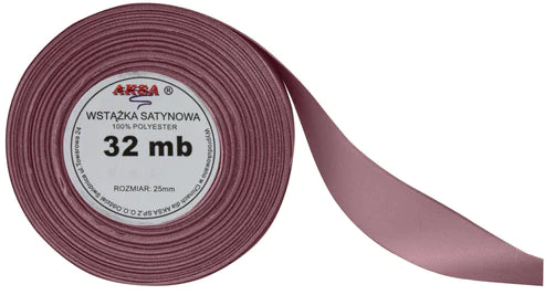 Satinband schmutzig rosa 25mm