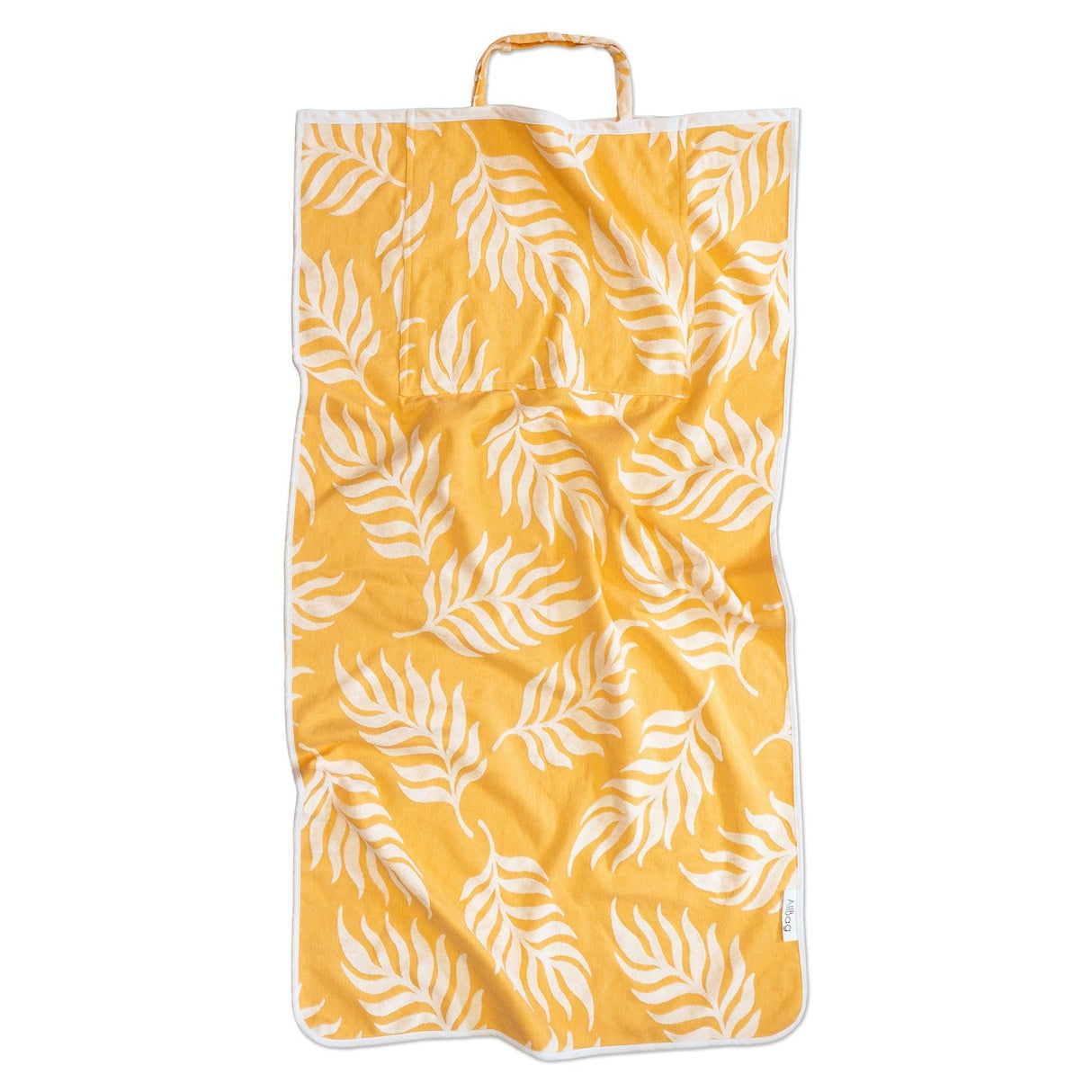 2in1 Handtuch-Tasche Orange 87x150 cm
