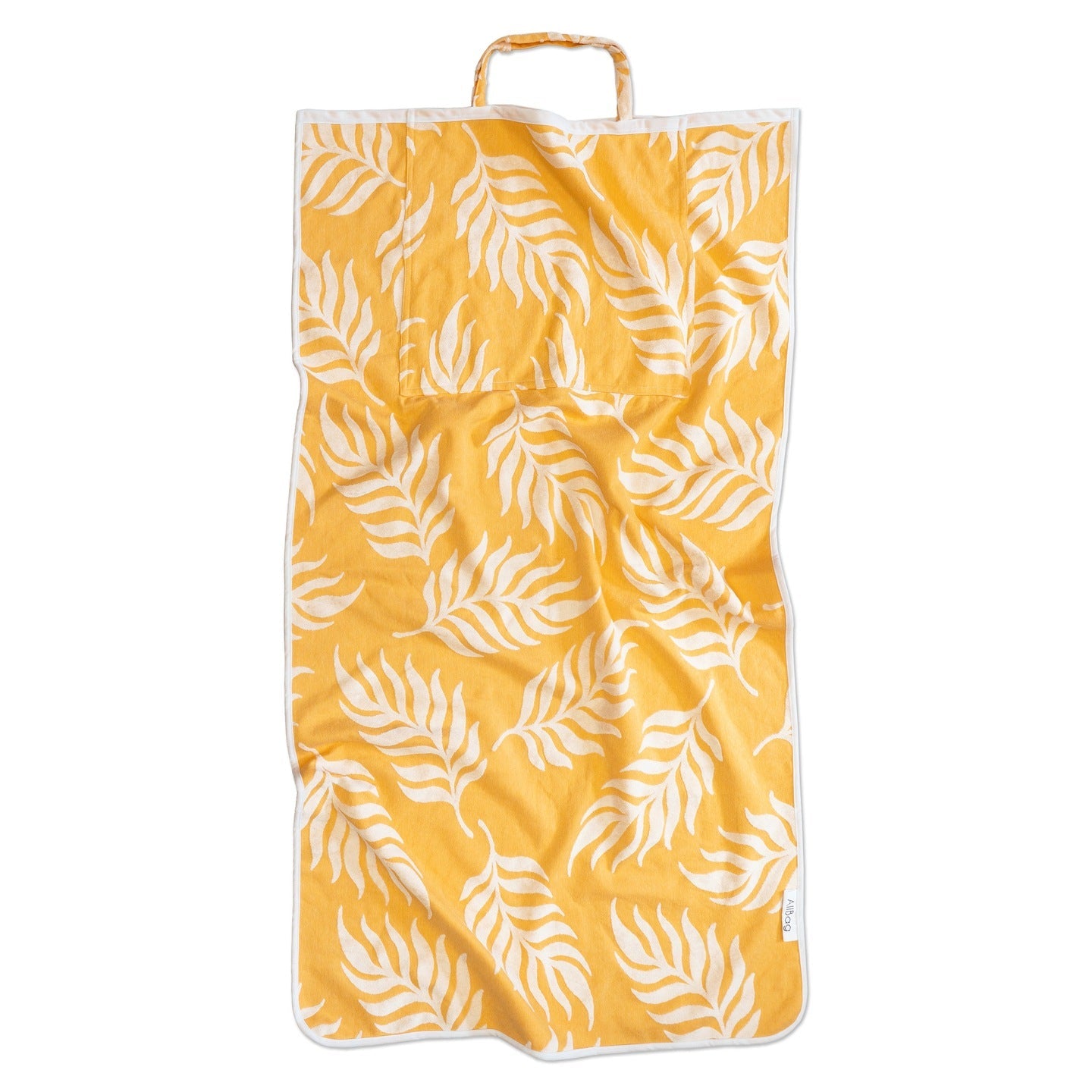 2in1 Handtuch-Tasche Orange 87x150 cm