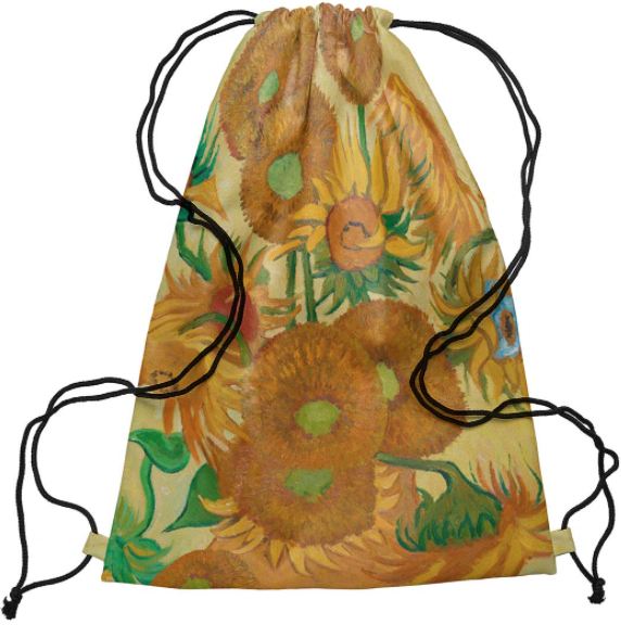 Sonnenblumen Vincent Rucksackbeutel