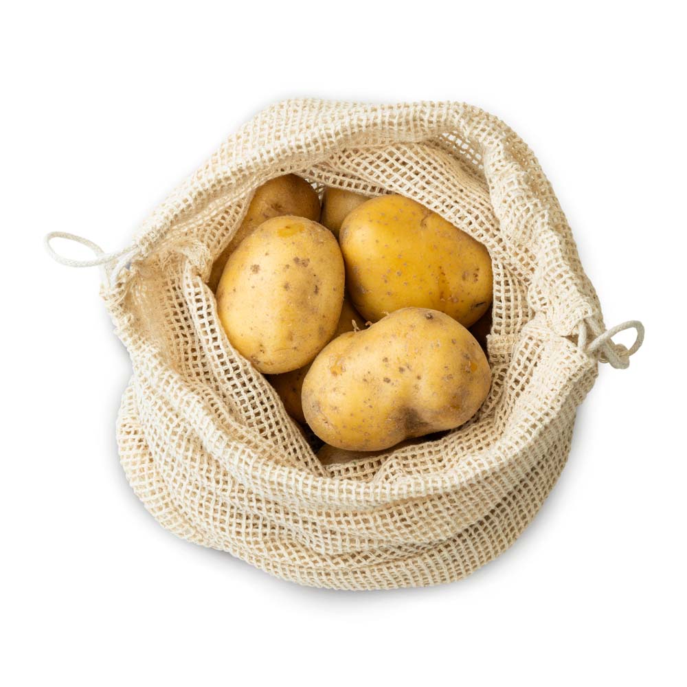 Baumwollnetzbeutel Ecru 300x450 mm (Import)