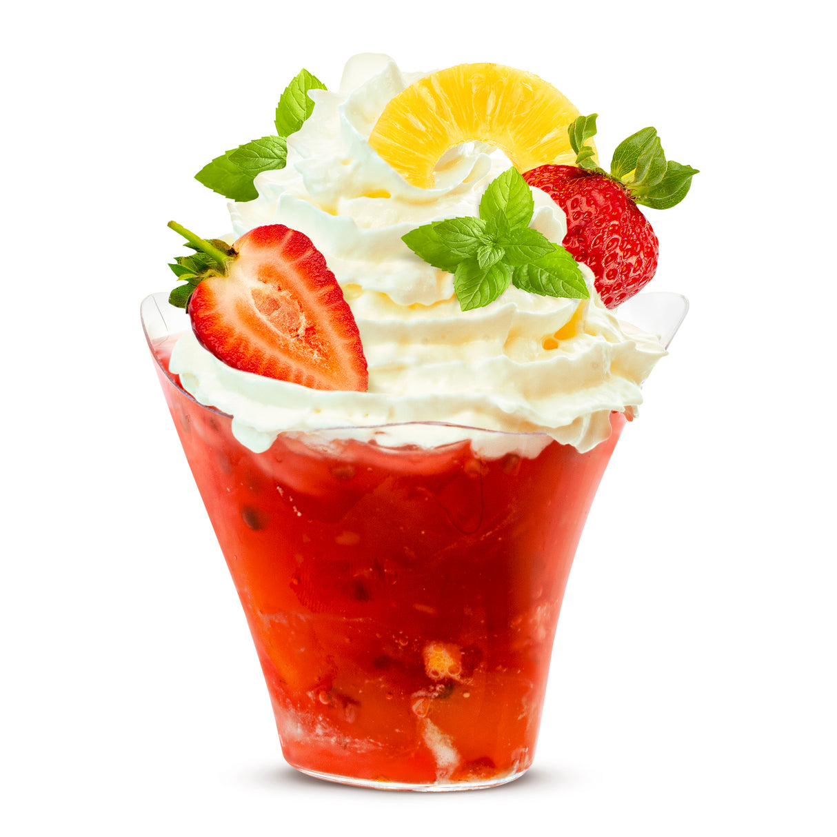 25 Stück Desserttassen 100ml Wiederverwendbare Dessertgläser Plastik + E-BOOK