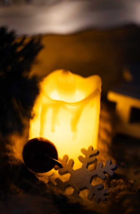 Batteriebetriebene LED-Kerze 6cm