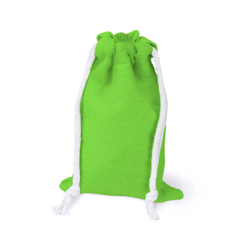 Baumwollsack Hellgrün 100x150 mm
