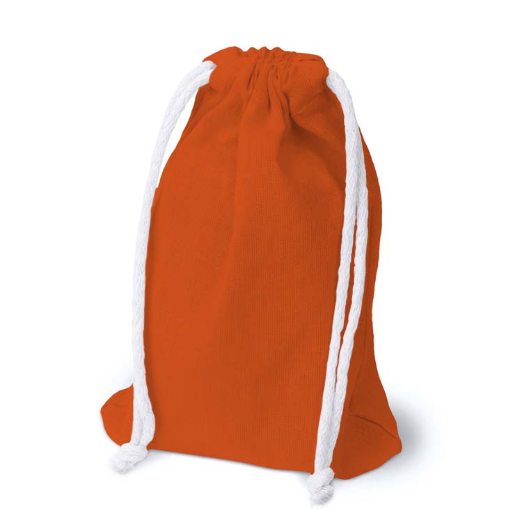 Baumwollsack Orange 150x200 mm