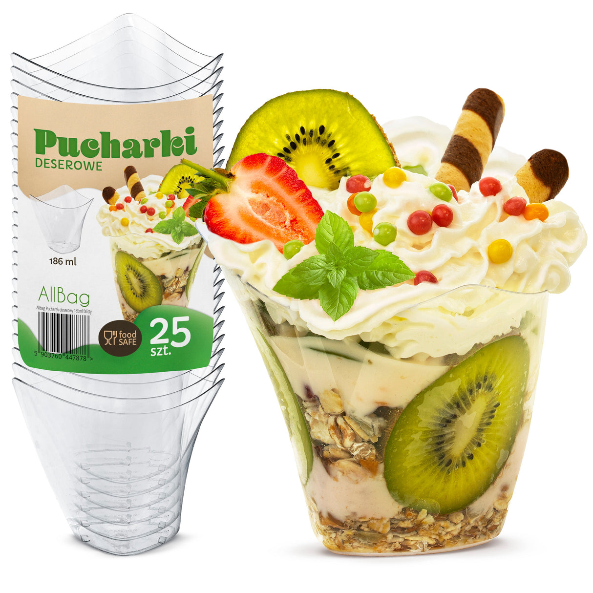 Tassen für Desserts 186 ml 25 Stcs.