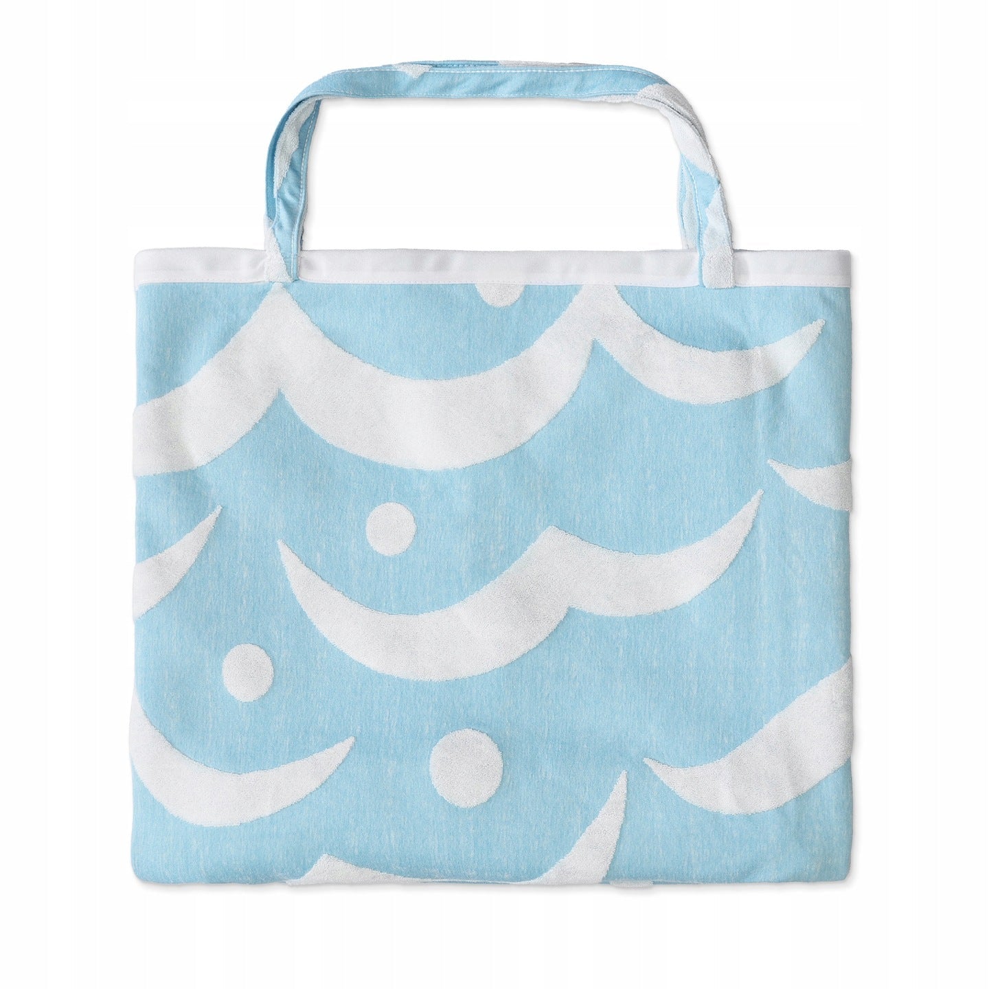 2in1 Handtuch-Tasche Blau 87x150 cm
