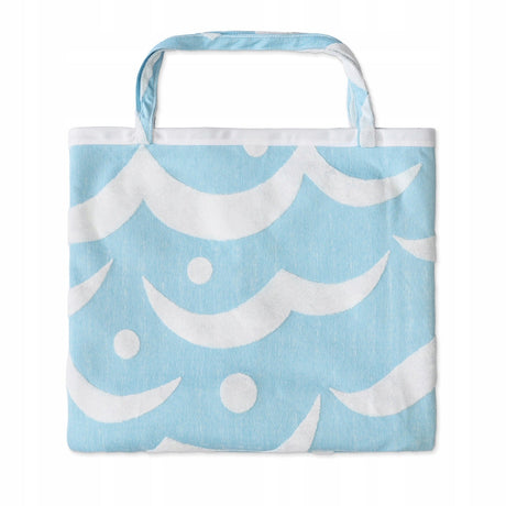 2in1 Handtuch-Tasche Blau 87x150 cm