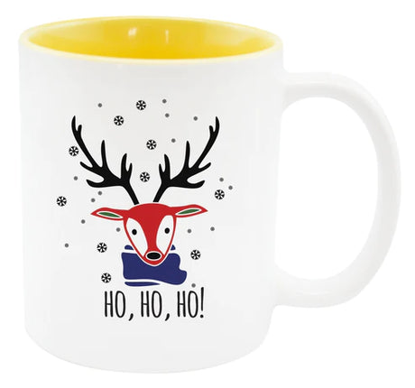 Weihnachtstasse - Gelb Rentier
