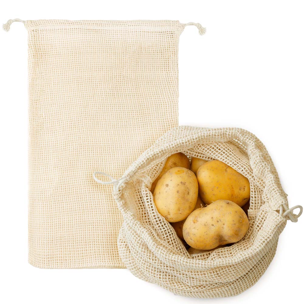 Baumwollnetzbeutel Ecru 300x450 mm (Import)