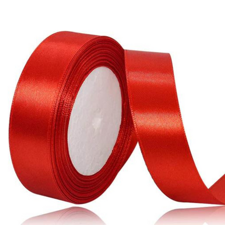 rotes Satinband 25mm