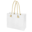 Strandtasche Weiß 420x150x150x380 mm Griff: 70 cm