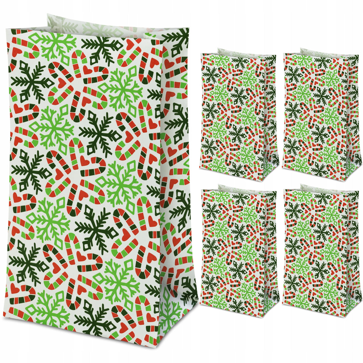 Blockpapiertüte 160x80x270mm 5St