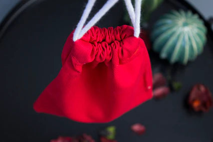 Baumwollsack Rot 100x150 mm