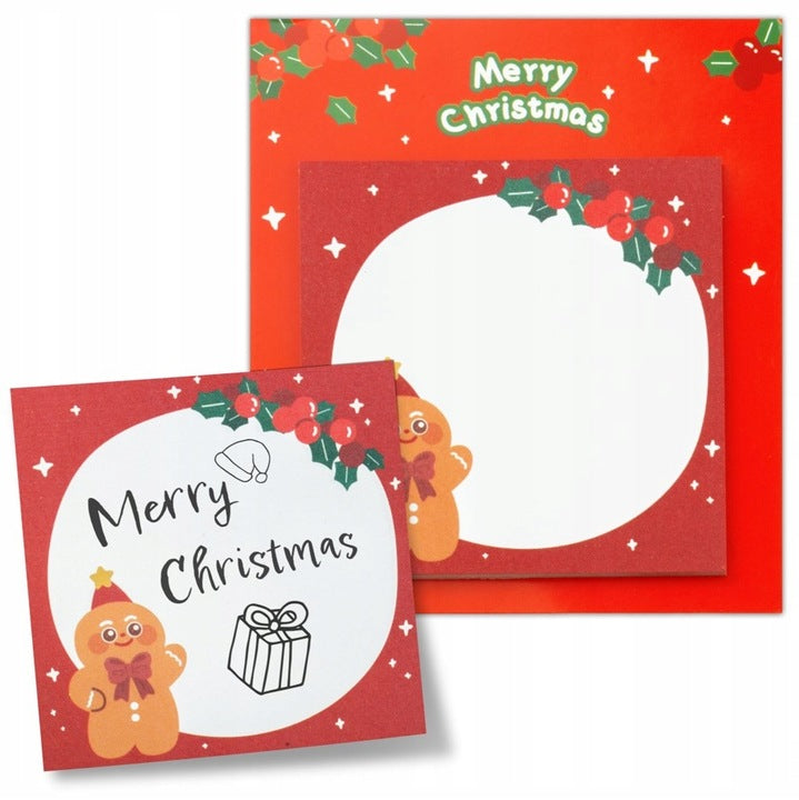 Weihnachtshaftnotizen und Lineale