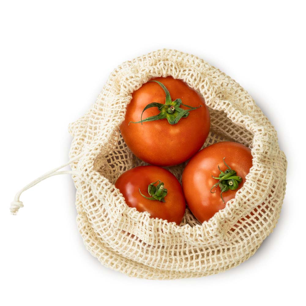 Baumwollnetzbeutel Ecru 250x300 mm