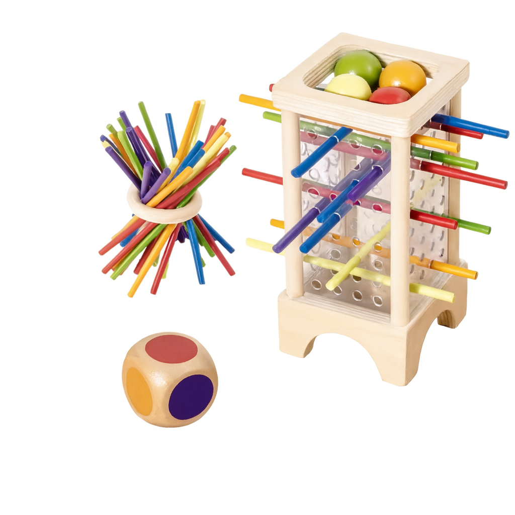 Lernspiel aus Holz 3+