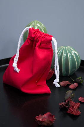 Baumwollsack Rot 100x150 mm