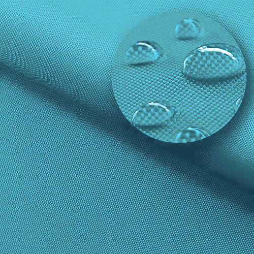 Material OXFORD 500D wasserabweisend POLYESTERSTOFF - azurblau