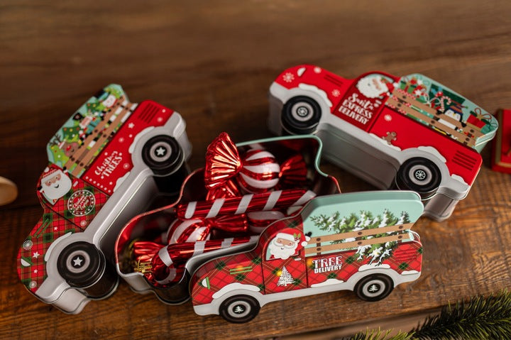 Weihnachtsauto-Container 3er-Set