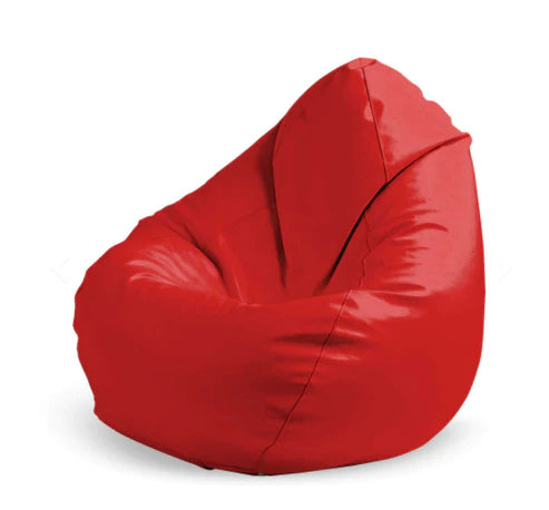 Bean Bag Sitzsack, 80 x 80 x 120 cm, Sitzkissen, mit Tragegriff Boden - ROT