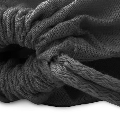 Baumwollsack Schwarz 250x300 mm